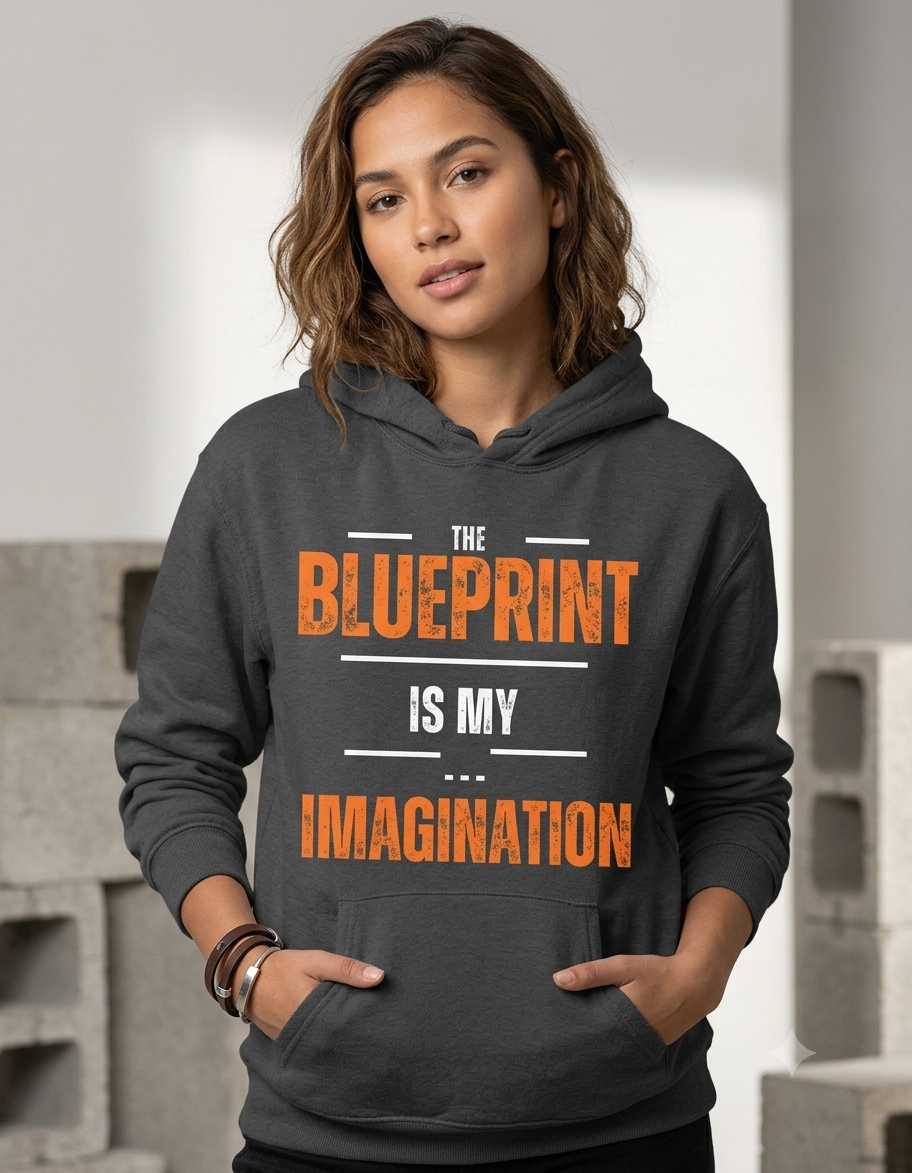The Blueprint Is My Imagination Hoodie